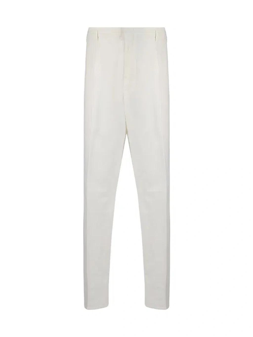 BRUNELLO CUCINELLI Dyed Pants In White Product Image