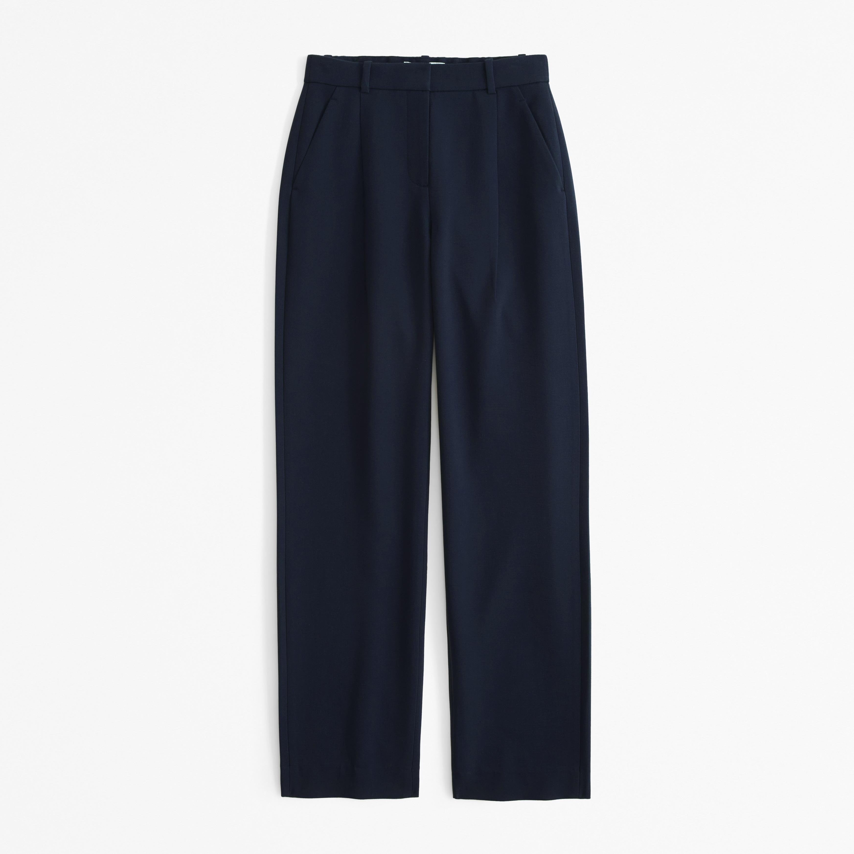 A&F Quinn Tailored Straight Pant Product Image