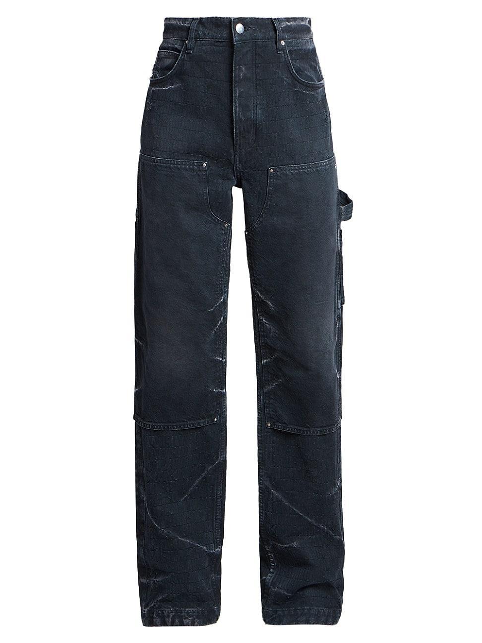 Mens Jacquard Carpenter Jeans Product Image