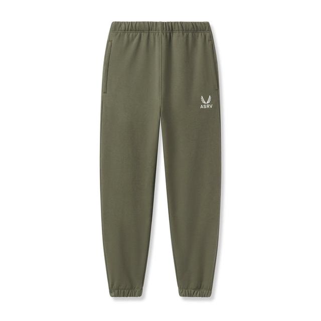 0655. Tech-Terry™ Oversized Sweats - Olive "Emblem" Product Image