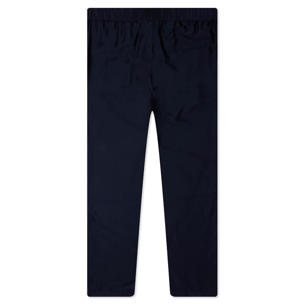 Silk Floral Jacquard Pants - Navy Male Product Image