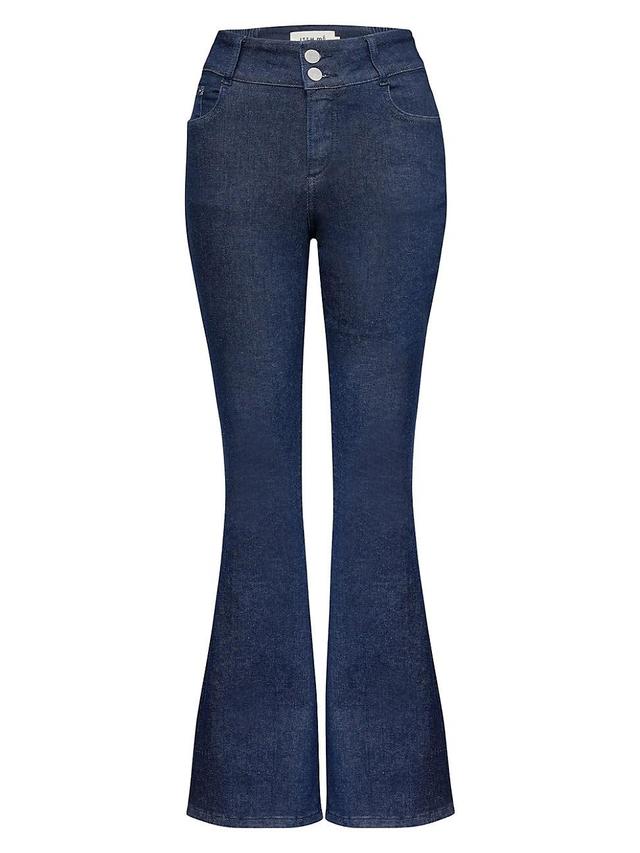 Womens Flared High Rise Denim Product Image