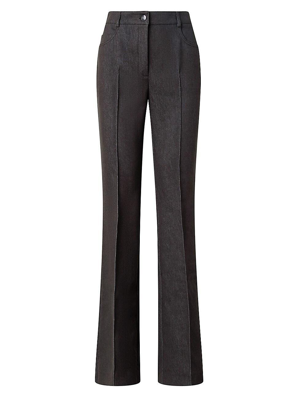 Womens Farid High-Rise Stretch Seamed Flare Jeans Product Image