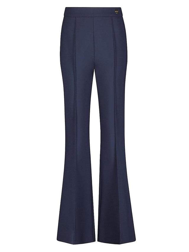 Womens Lola High Density Crepe Stretch Cropped Flare Trousers Product Image