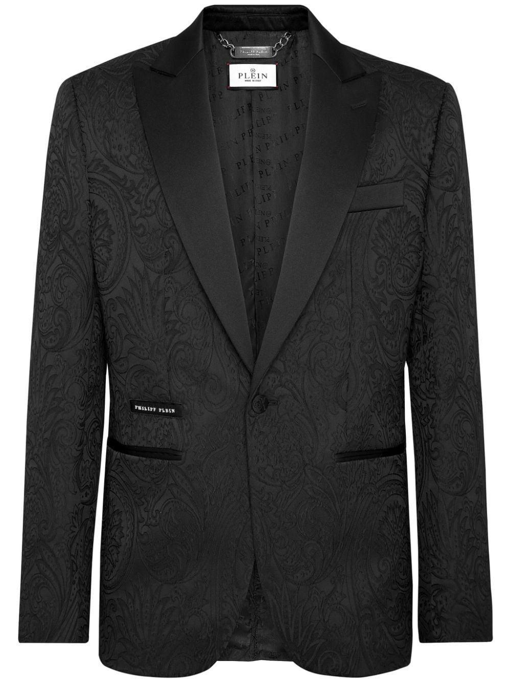 Single-breasted Blazer In Black Product Image