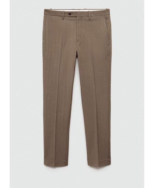 Mango Mens Stretch Fabric Suit Pants Product Image