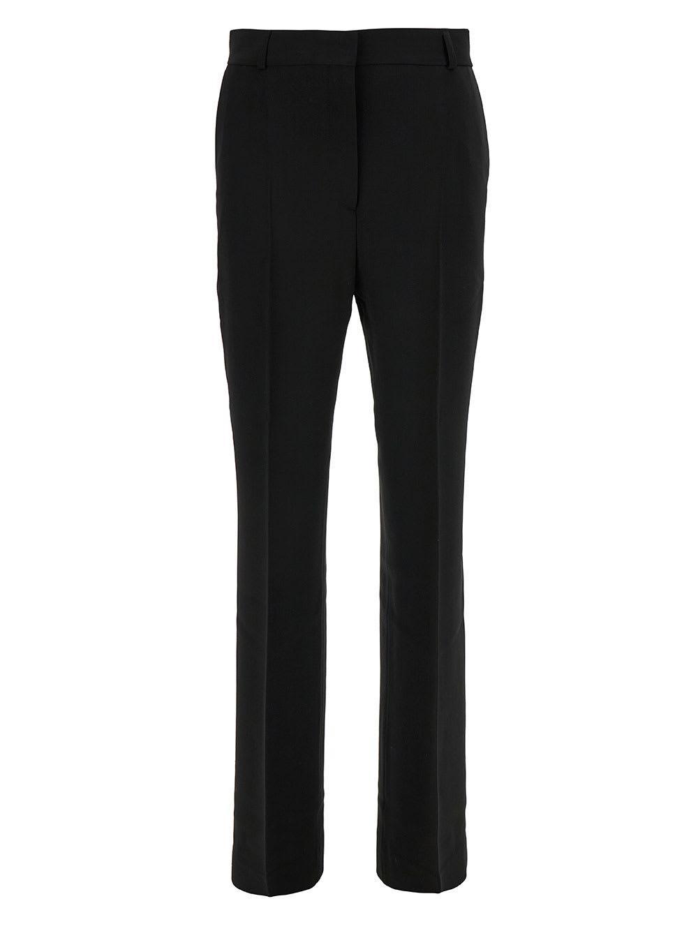 TOTÊME Bootcut Evening Trousers In Black Product Image