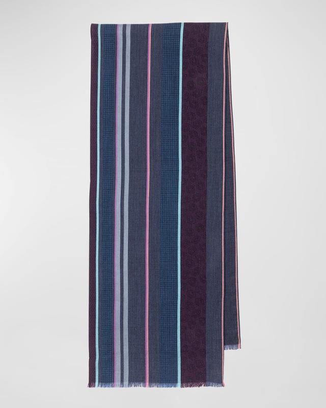 Mens Multi-Stripe Scarf Product Image