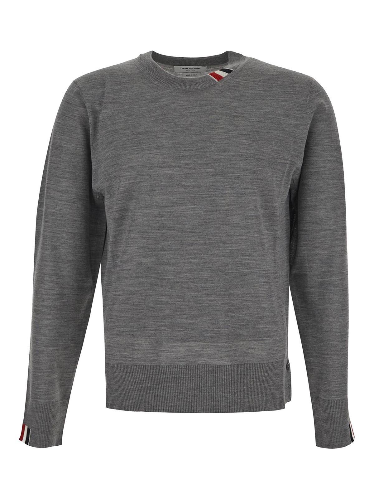 THOM BROWNE Jersey Knit In Grey Product Image