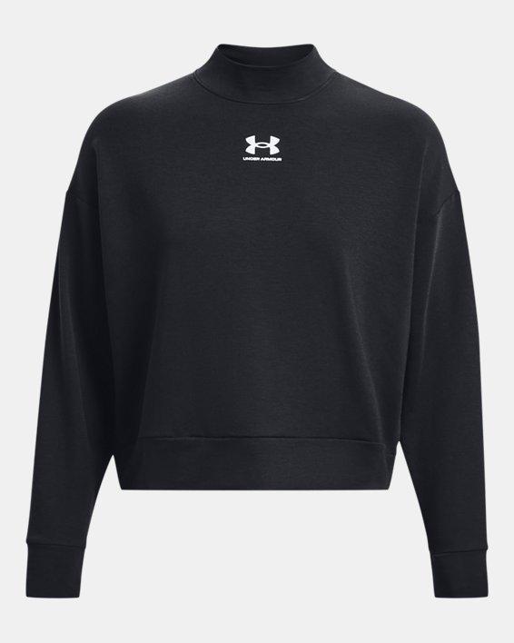 Women's UA Rival Terry Mock Crew Product Image