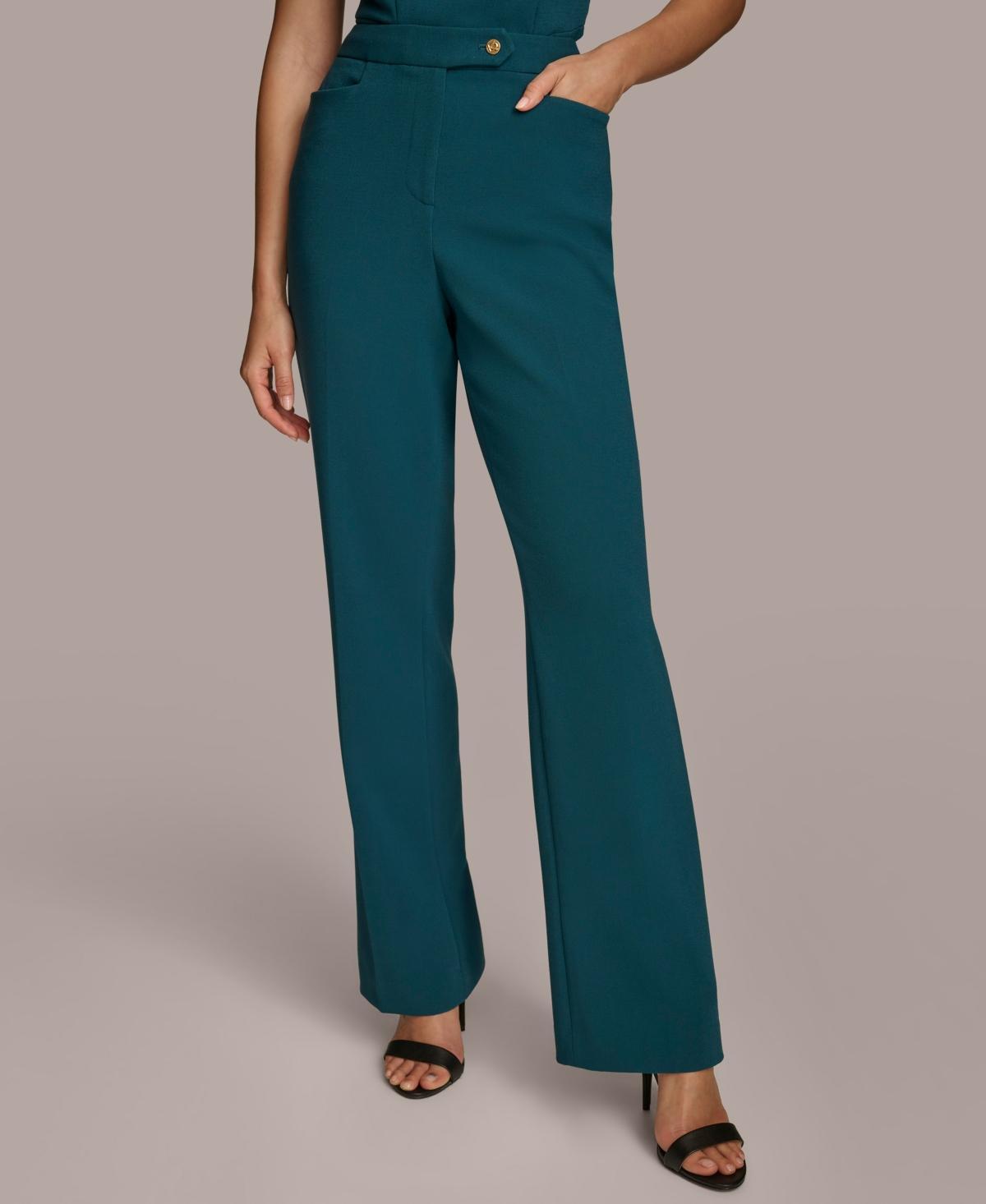 Donna Karan Womens Straight Leg Trousers Product Image