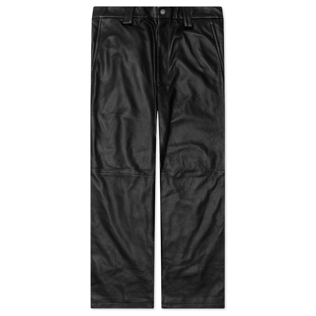 Leather Worker Pant - Black Male Product Image