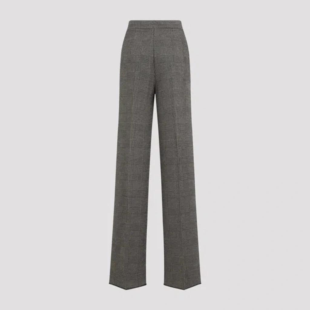 Cognac Pants Principe Galles In Black Product Image