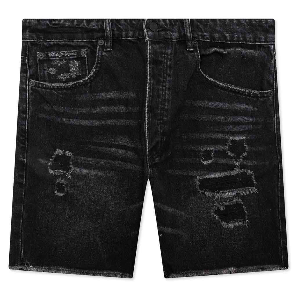 Ian Slim Denim Short - Vintage Black Male Product Image