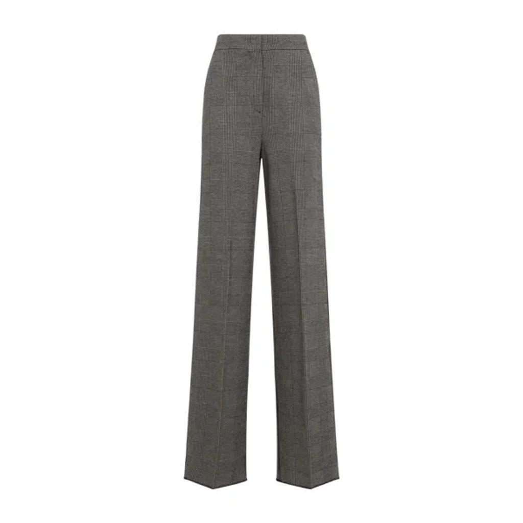 Cognac Pants Principe Galles In Black Product Image