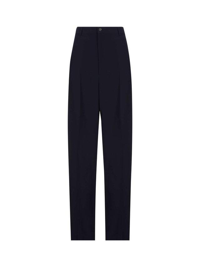 BALENCIAGA Large Fit Tailored Trousers In Navy Product Image