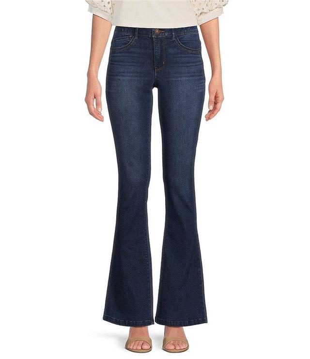 Gibson & Latimer Perfect Fit Flared Stretch Denim Jeans Product Image