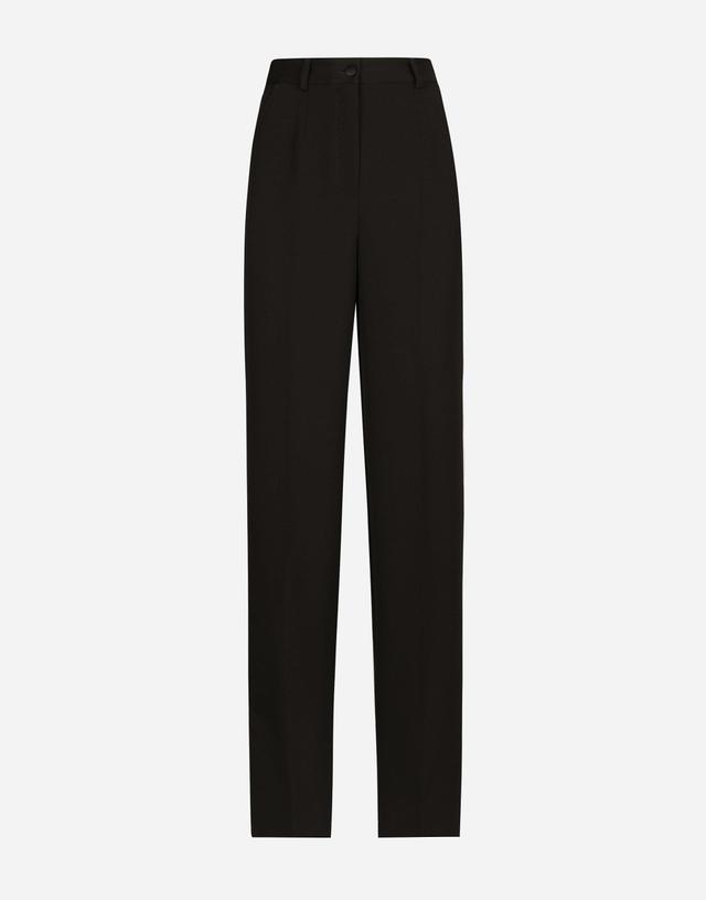 BALENCIAGA Large Fit Tailored Trousers In Navy Product Image