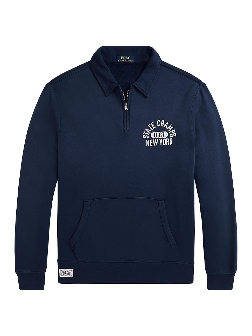 Mens Collegiate Quarter-Zip Sweatshirt Product Image