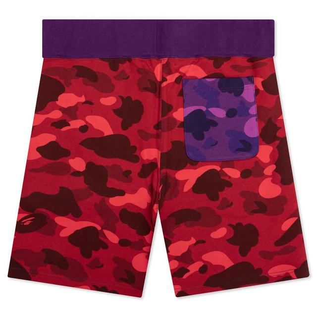 Crazy Camo Shark Sweat Shorts - Navy Male Product Image