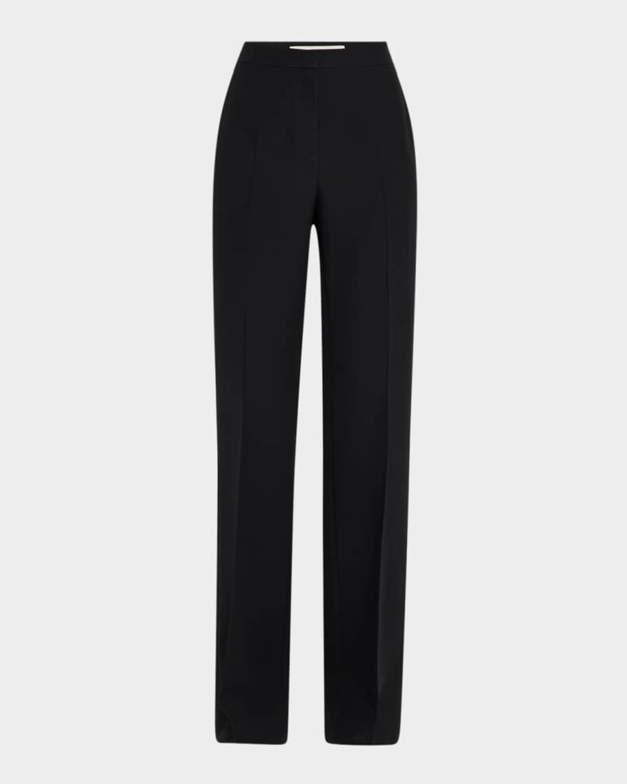 Saint Marks Straight Wool-Silk Pants Product Image