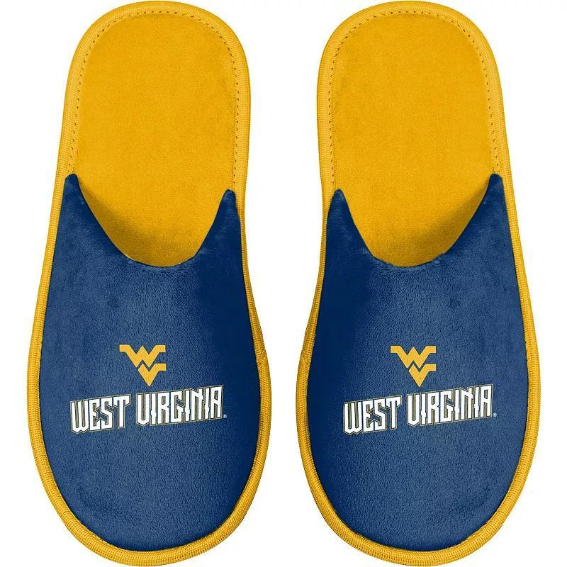 Mens FOCO West Virginia Mountaineers Scuff Slide Slippers Blue Product Image