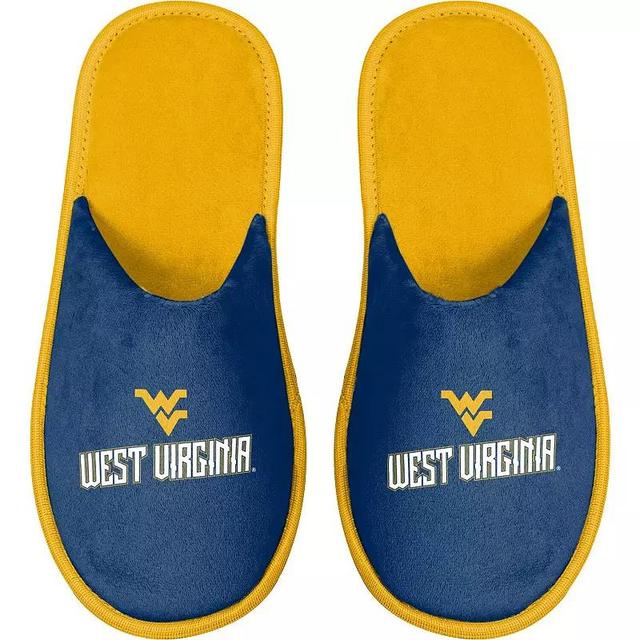 Mens FOCO West Virginia Mountaineers Scuff Slide Slippers Blue Product Image