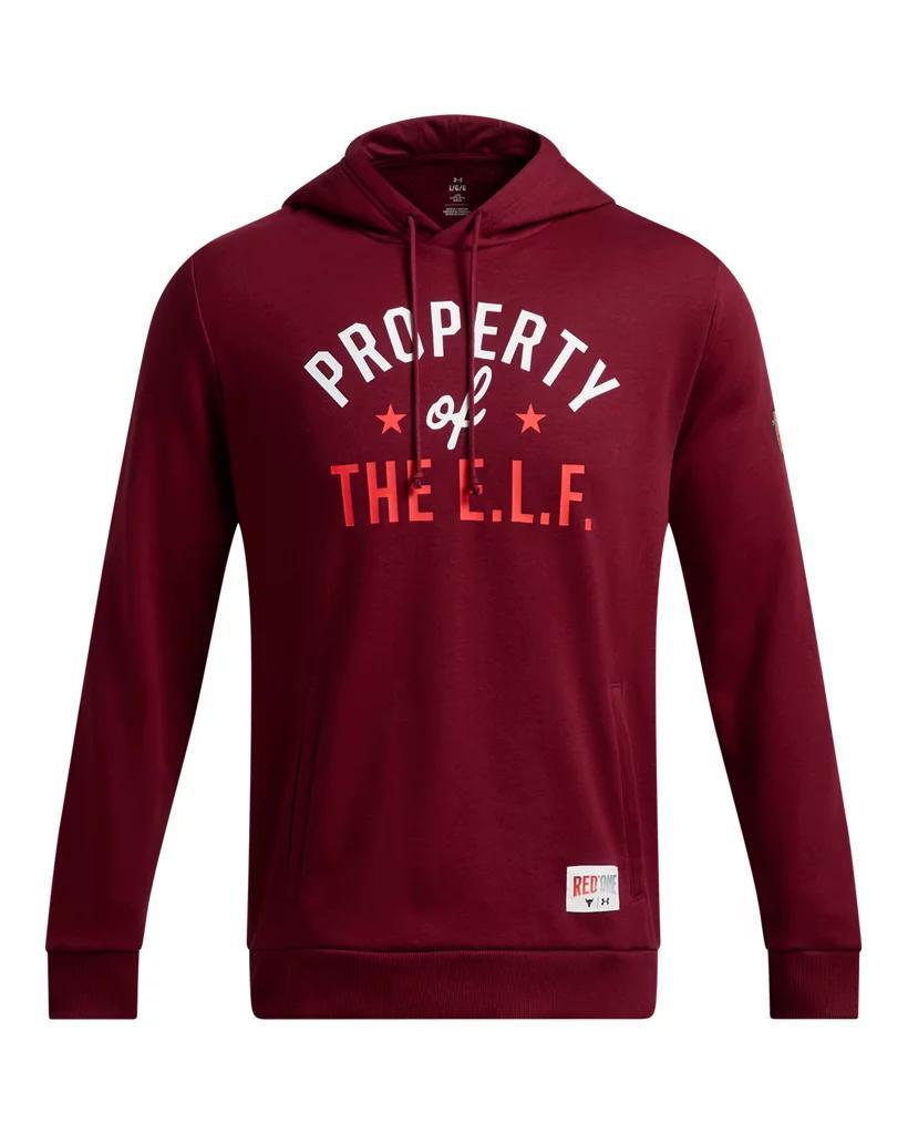 Men's Project Rock Red One E.L.F. Hoodie Product Image