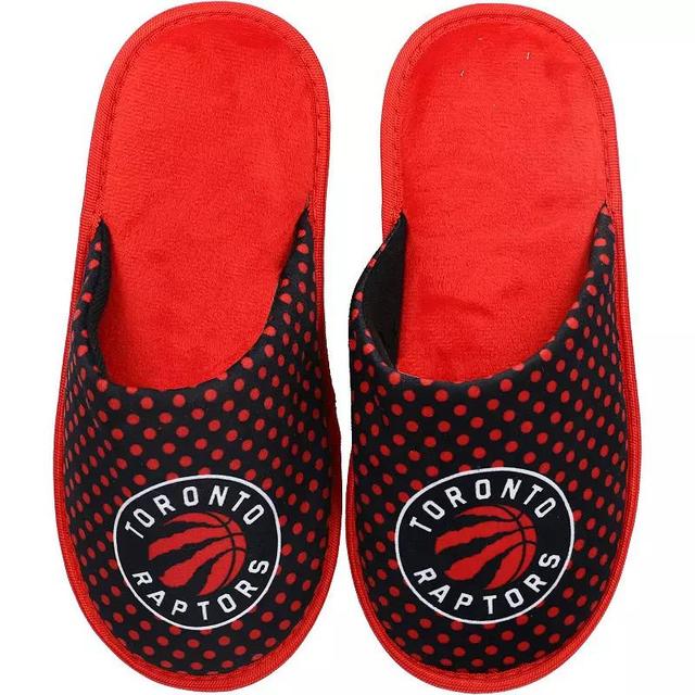 Womens FOCO Toronto Raptors Big Logo Scuff Slippers Product Image