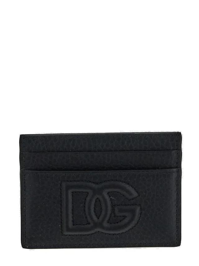 Dg Logo Card Holder In Black Product Image