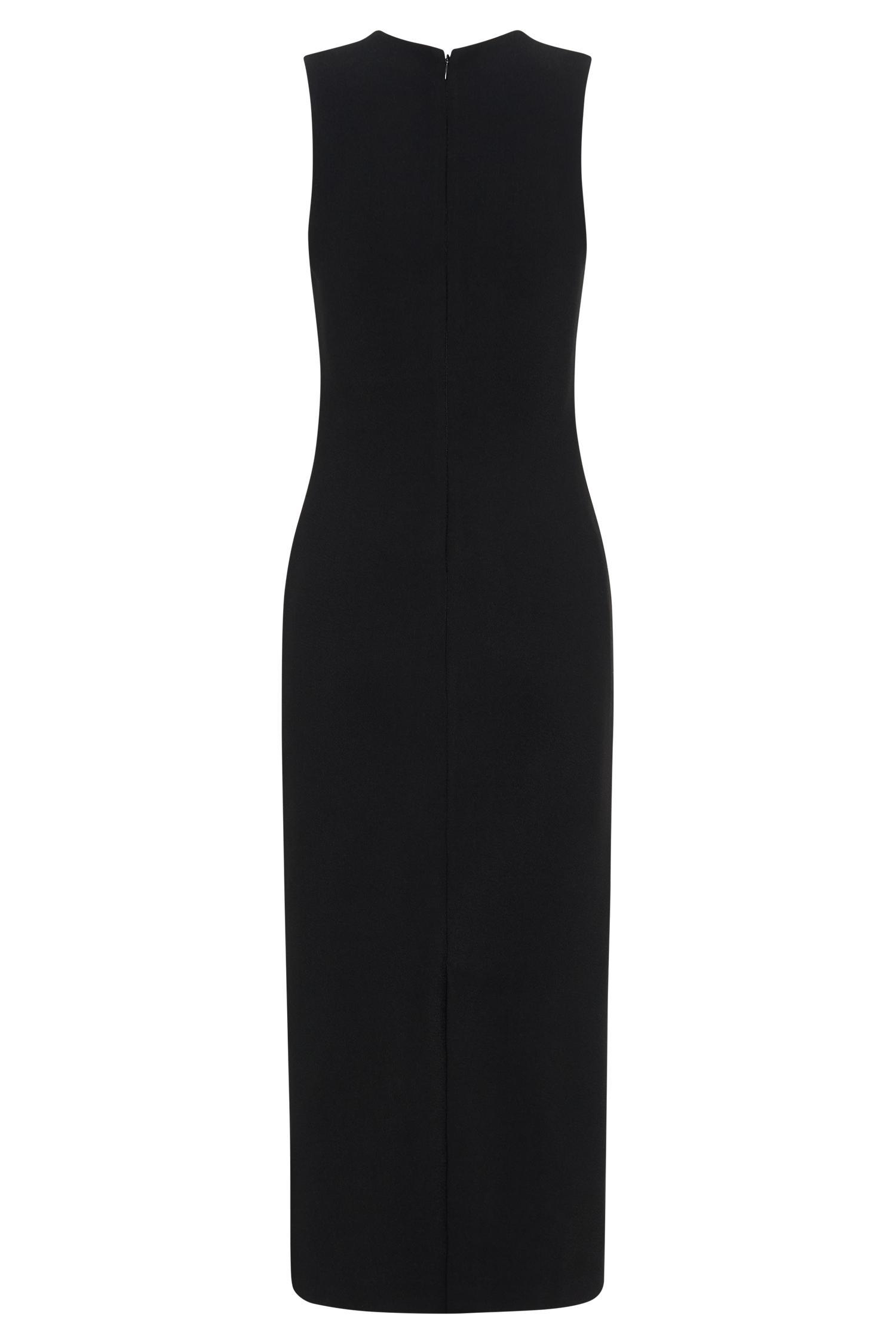 Frida Crepe Midi Dress - Black Product Image