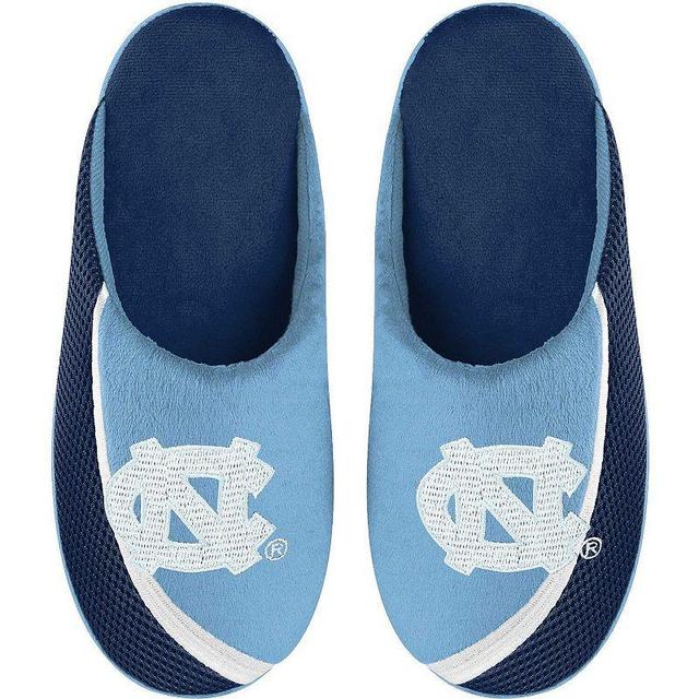 Mens FOCO North Carolina Tar Heels Big Logo Color Edge Slippers Blue Product Image