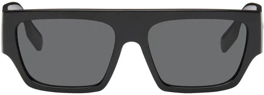 BURBERRY Black Micah Sunglasses In 300187 Shiny Black Product Image