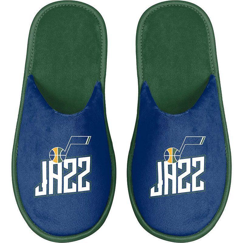 Mens FOCO Utah Jazz Scuff Slide Slippers Jaz Blue Product Image