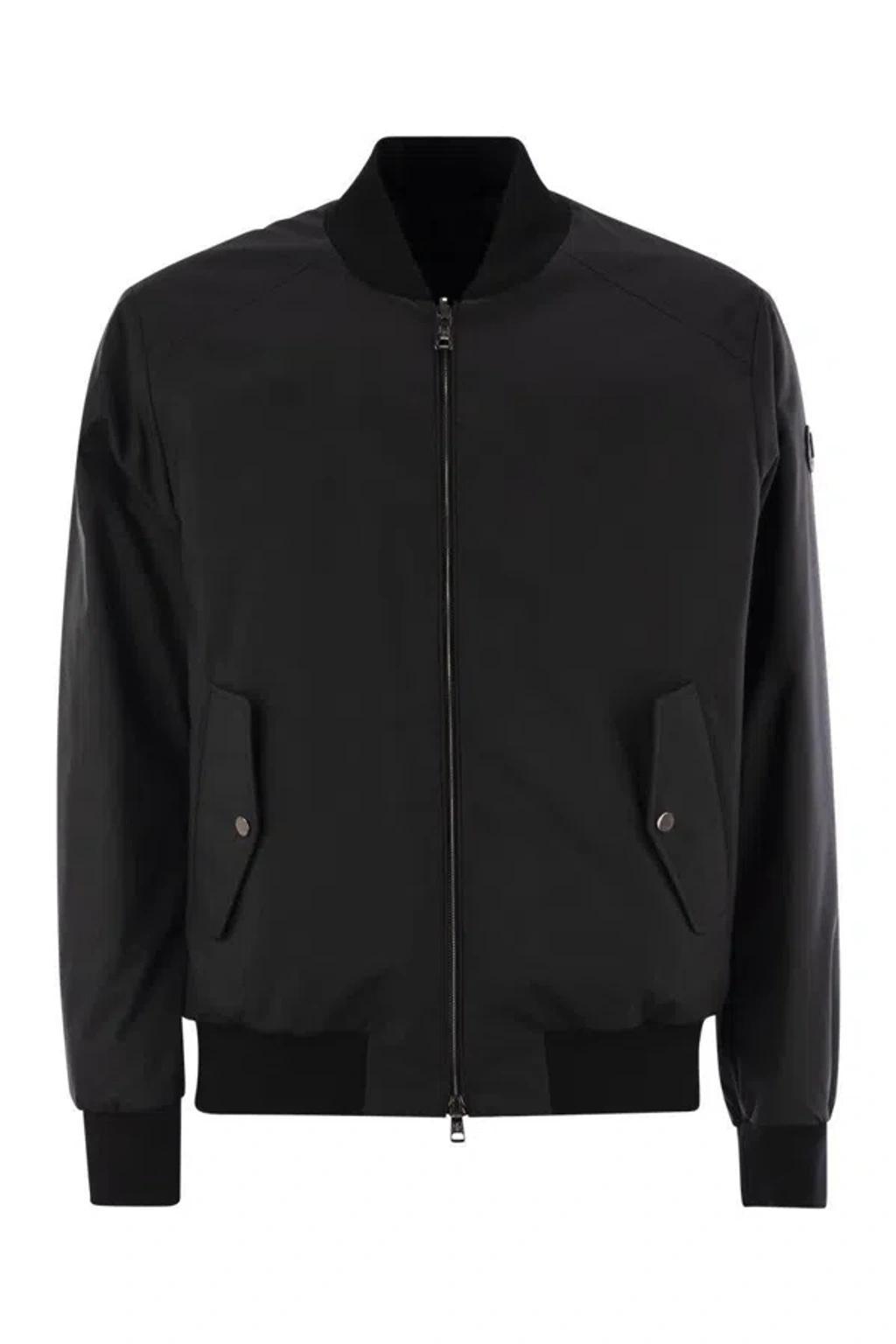 MONCLER Diounes - Reversible Bomber Jacket In Black Product Image