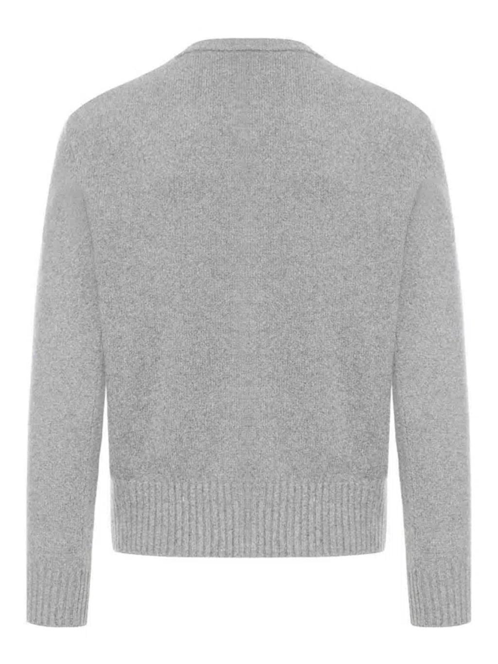 AMI ALEXANDRE MATTIUSSI Ami Paris Sweater In Gris Claro Product Image