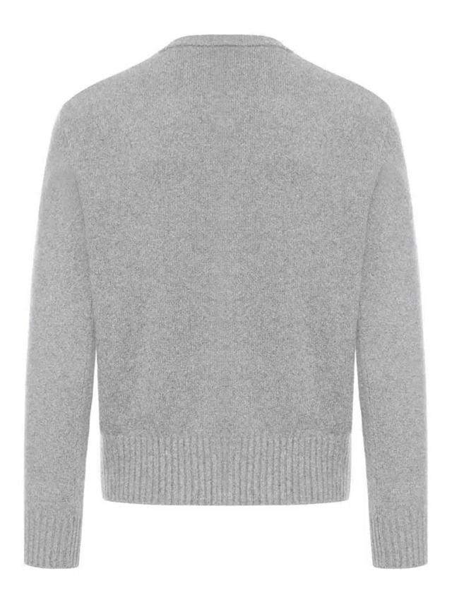 AMI ALEXANDRE MATTIUSSI Ami Paris Sweater In Gris Claro Product Image