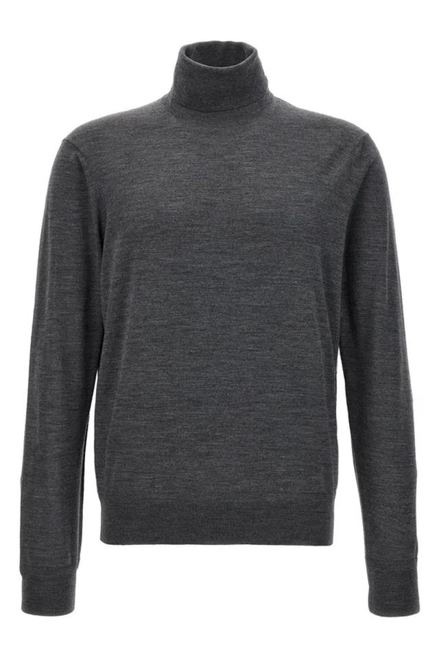 TOM FORD High Neck Sweater In Gray Product Image