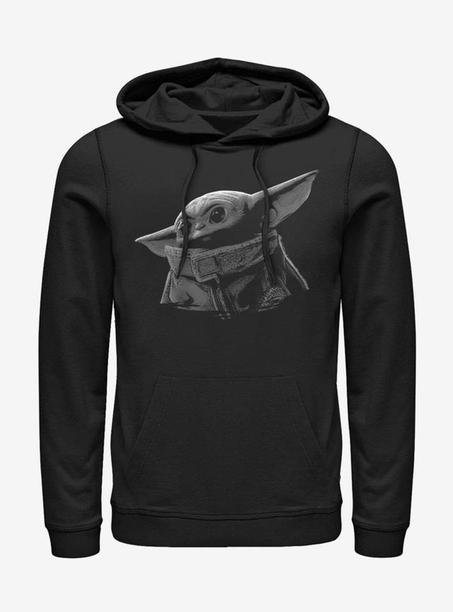 Star Wars The Mandalorian The Child Green Grey Hoodie Product Image