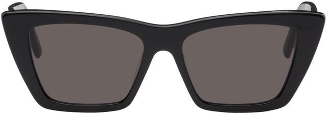 Black Sl 276 Mica Sunglasses In Black-black-grey Product Image