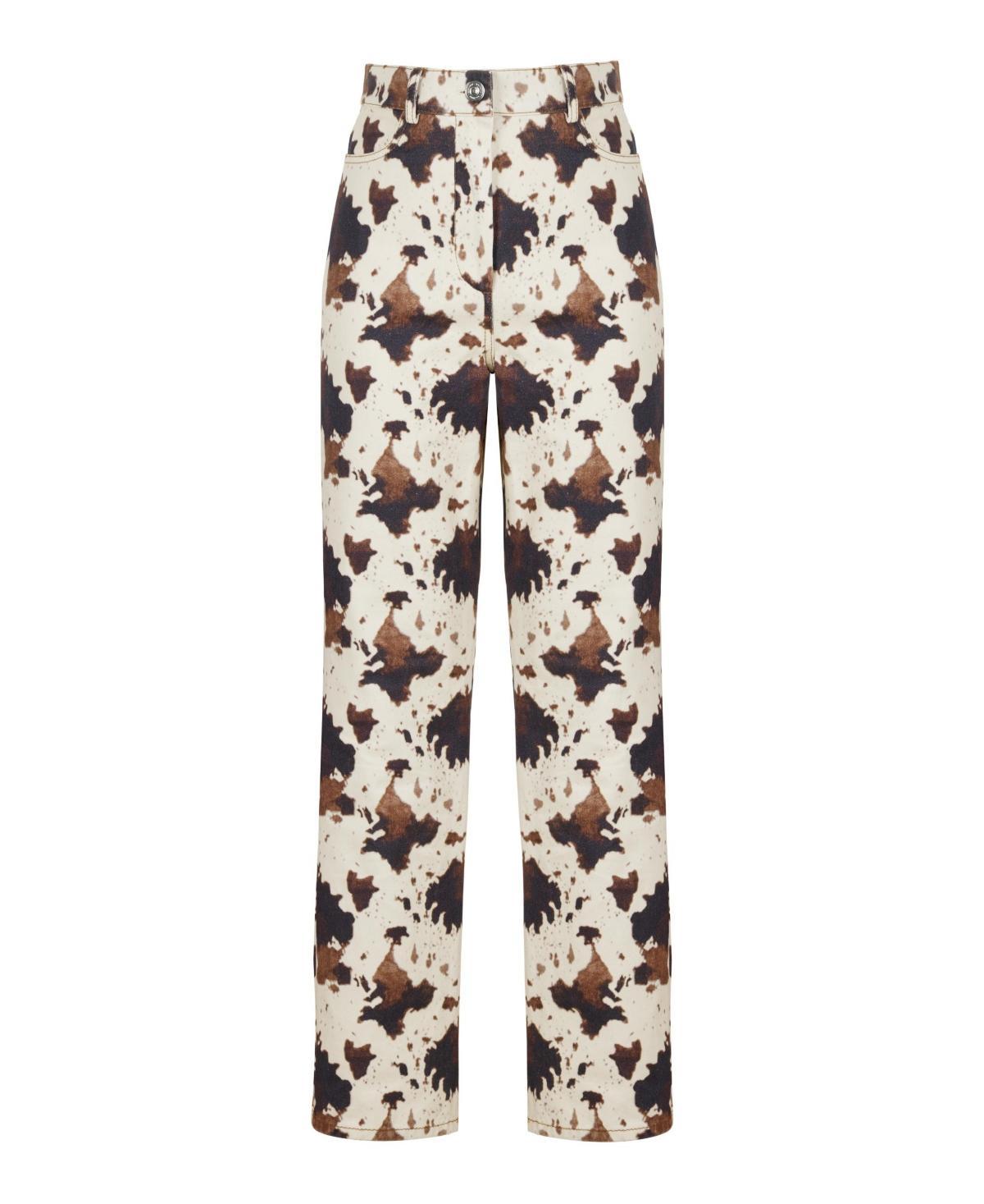 Womens Animal Printed Pants Product Image