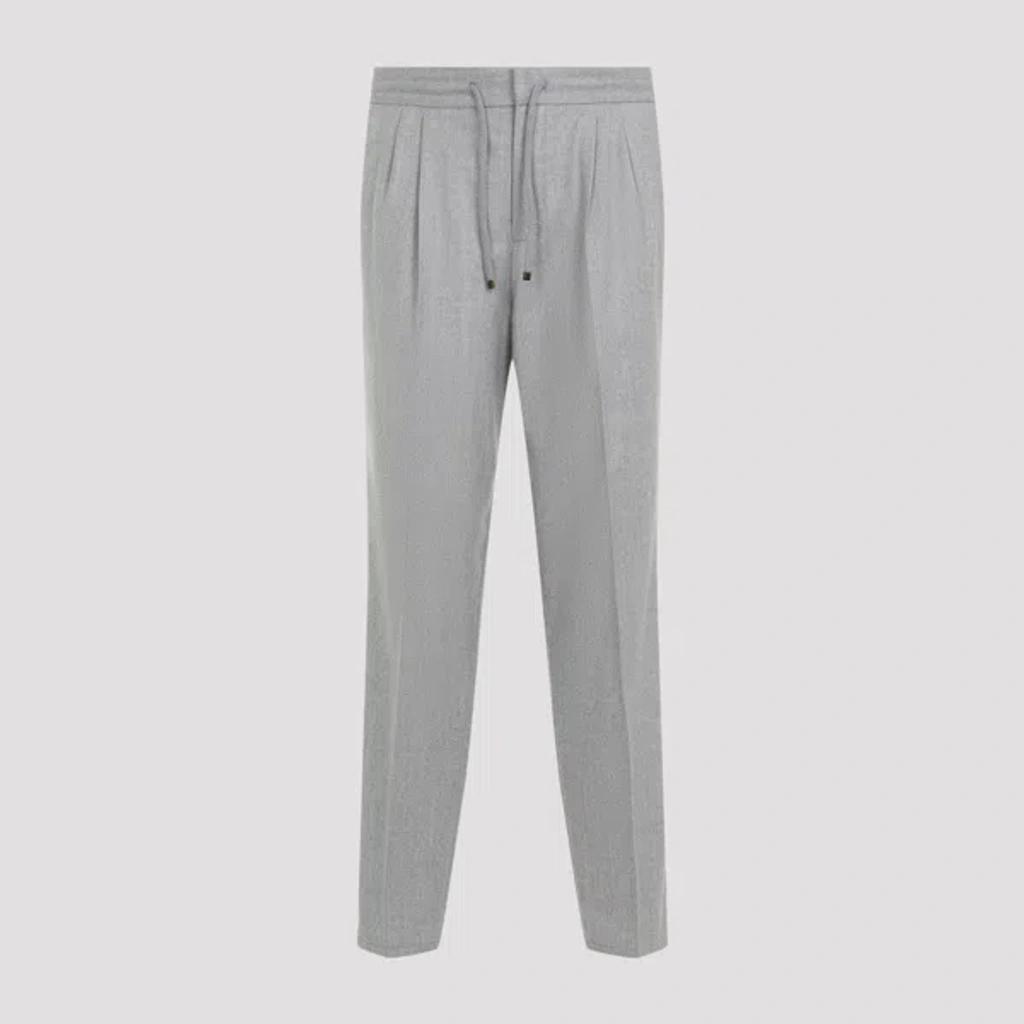 BRUNELLO CUCINELLI Jogging Lana Coulisse In Grey Product Image