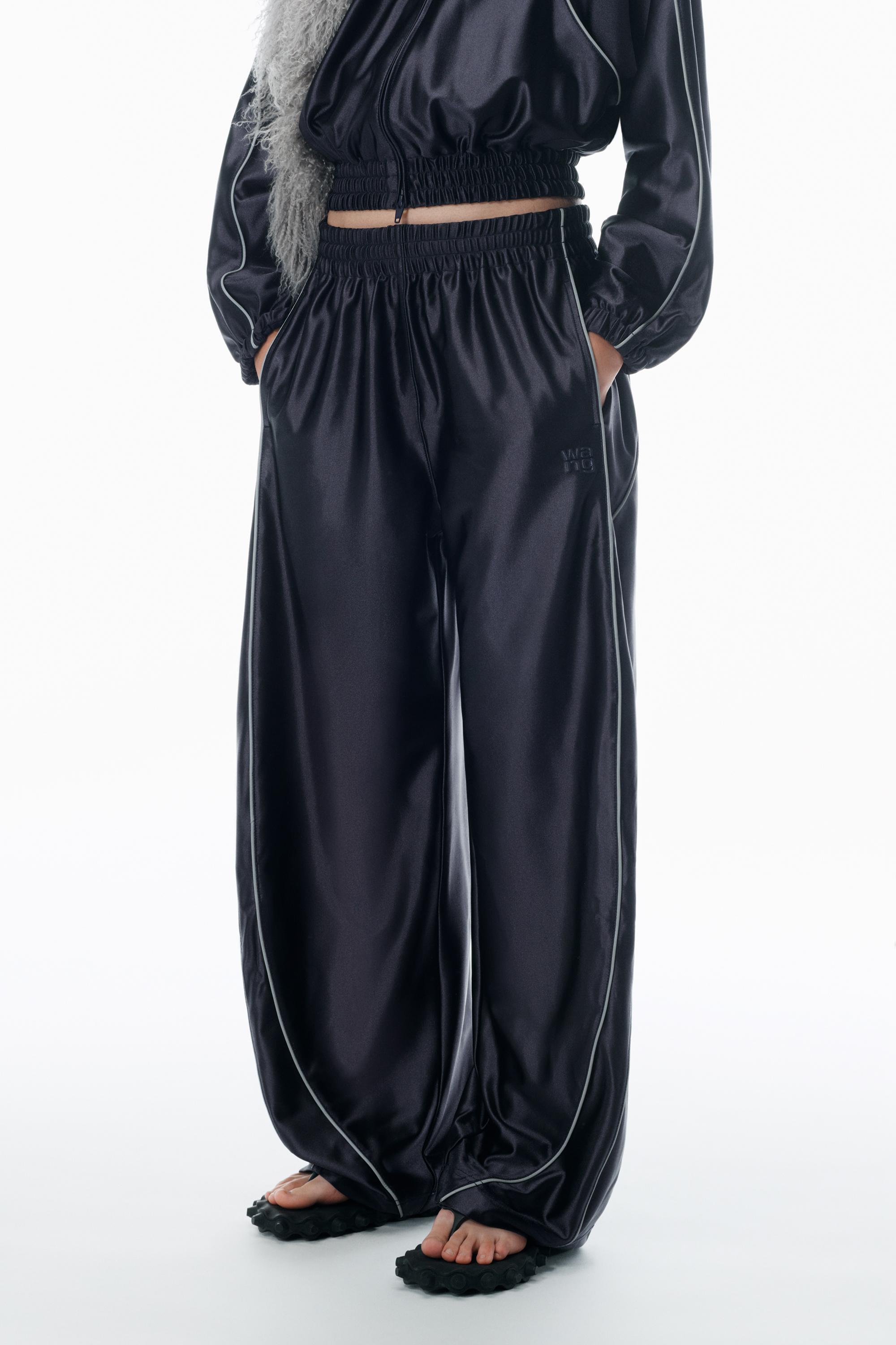 Oversize Trackpants In Satin Faille Jersey Product Image