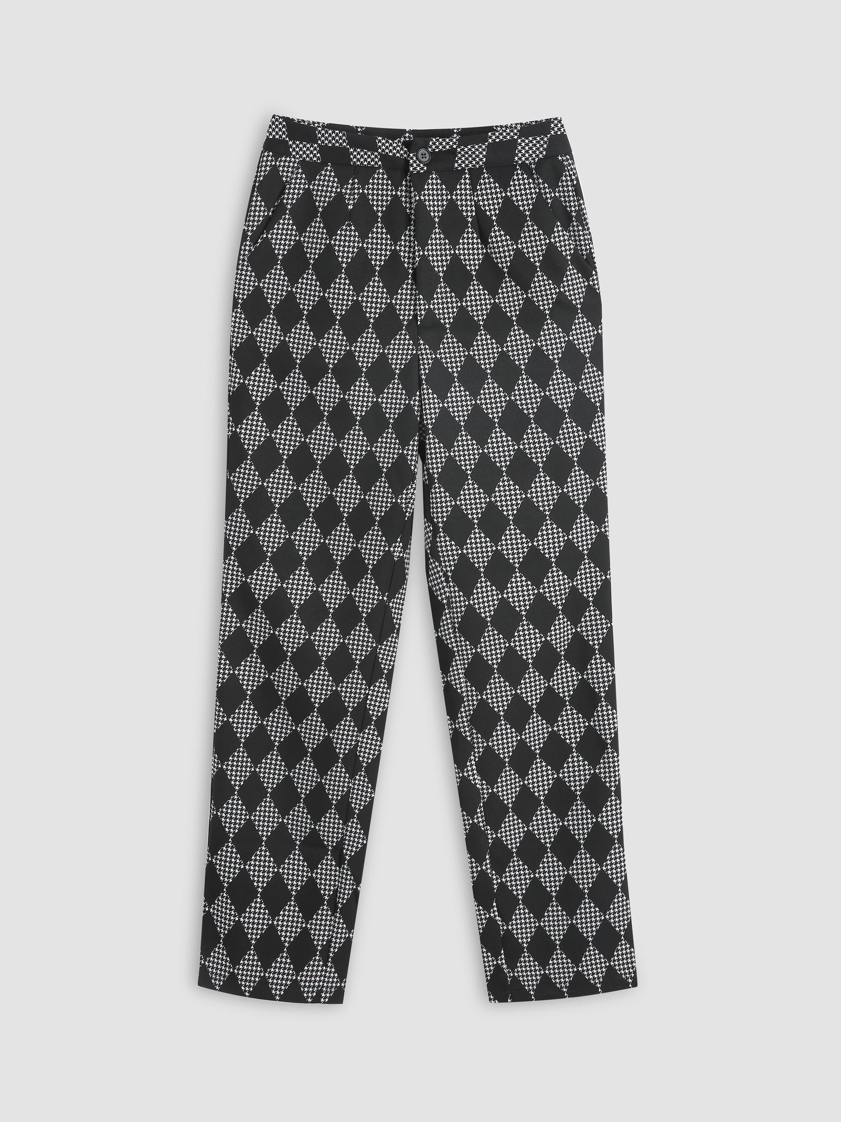 Argyle Houndstooth Pattern Pants product image