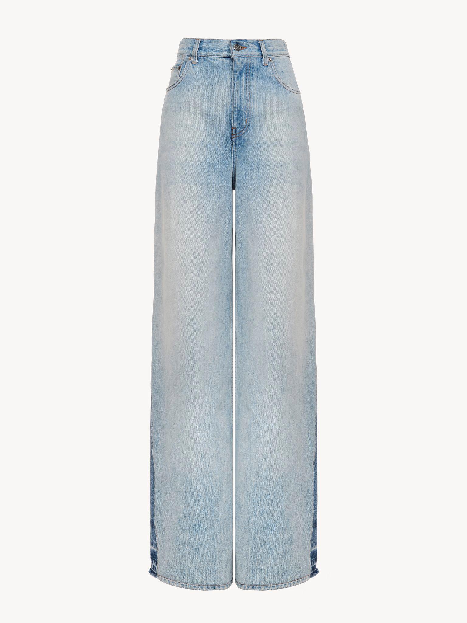 Wide-leg jeans in denim Product Image