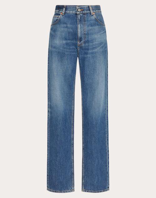 MEDIUM BLUE DENIM PANTS  Product Image