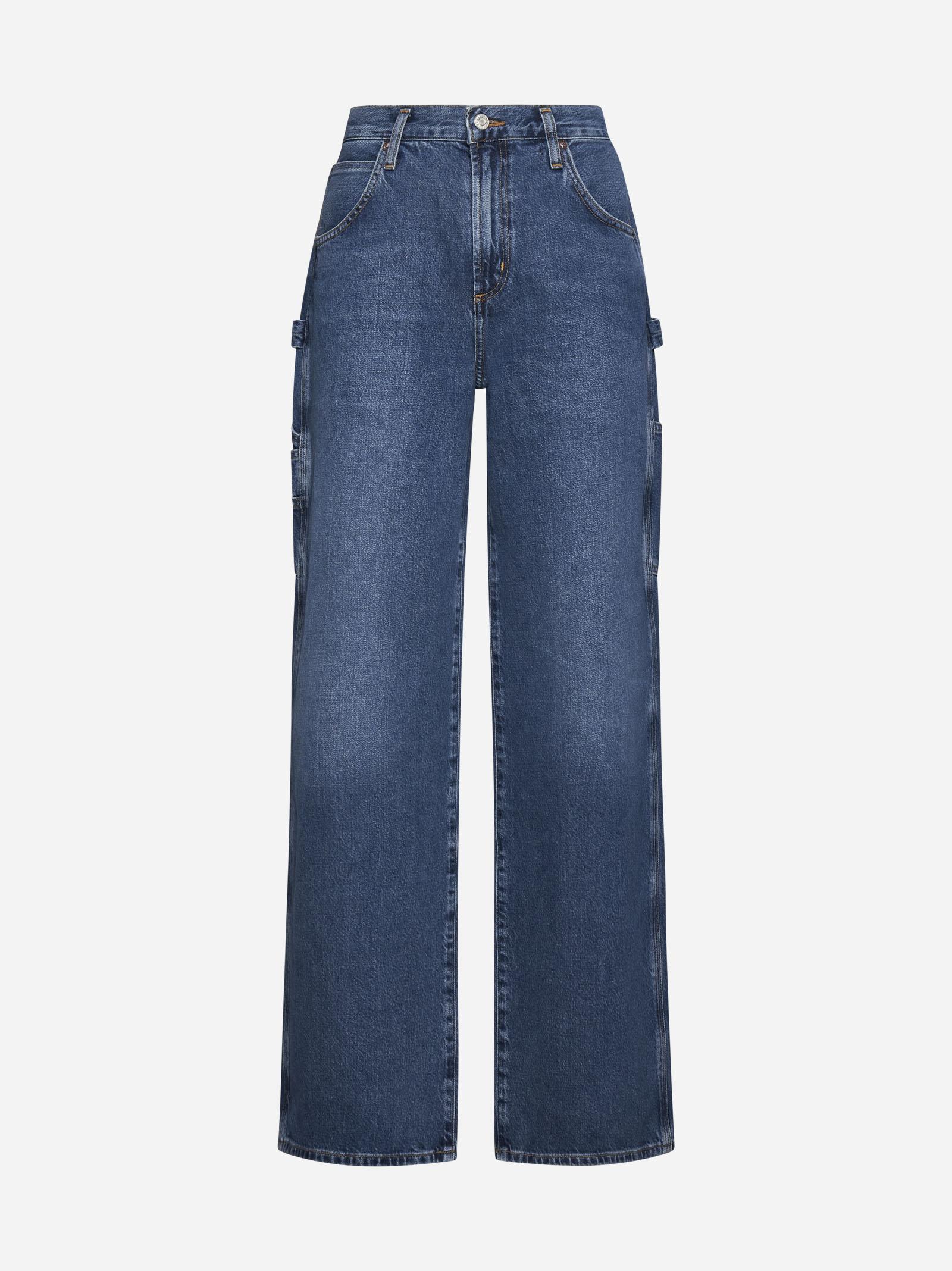 AGOLDE Magda Carpenter Jeans In Entrance Mid Vintind Product Image