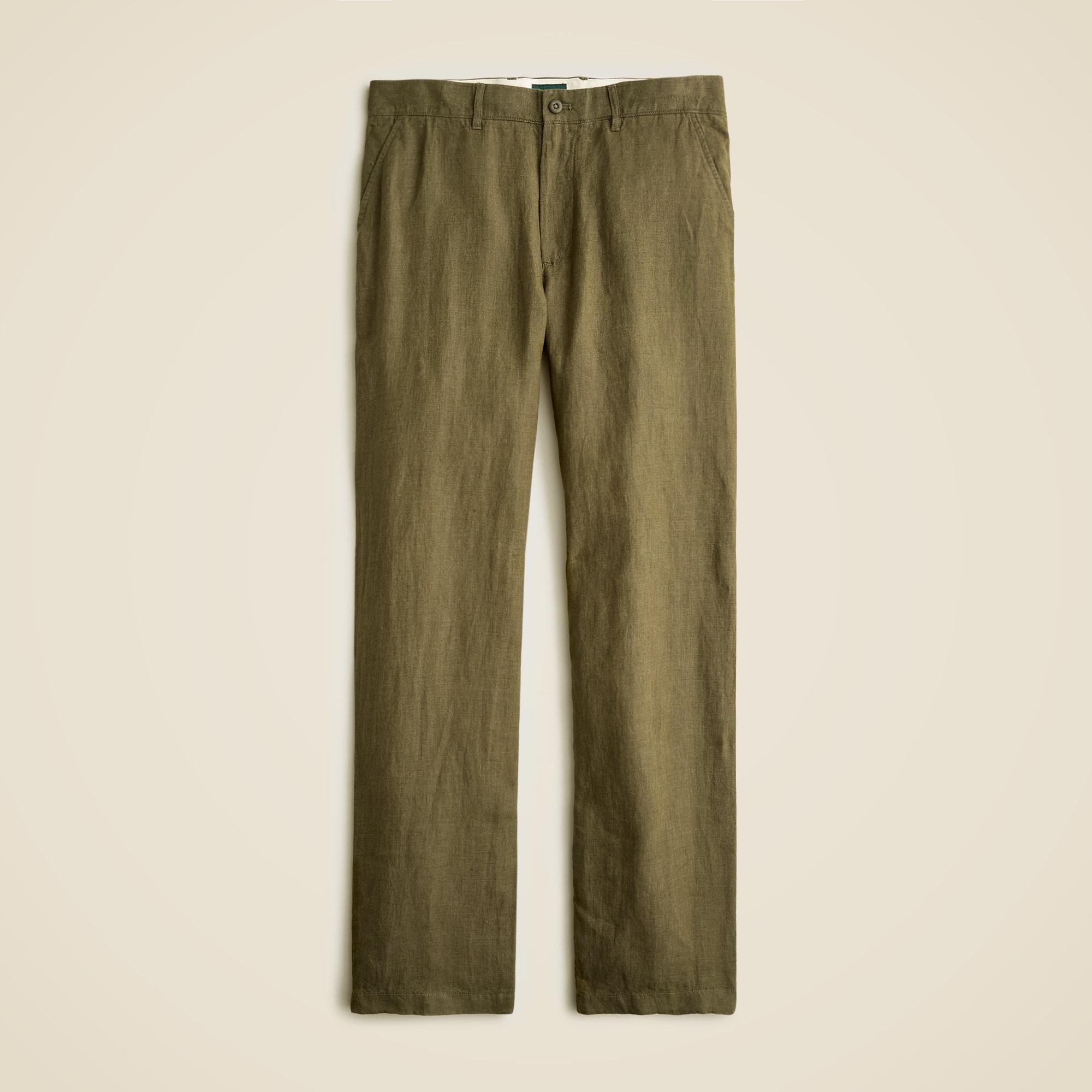 Classic-fit linen trouser Product Image