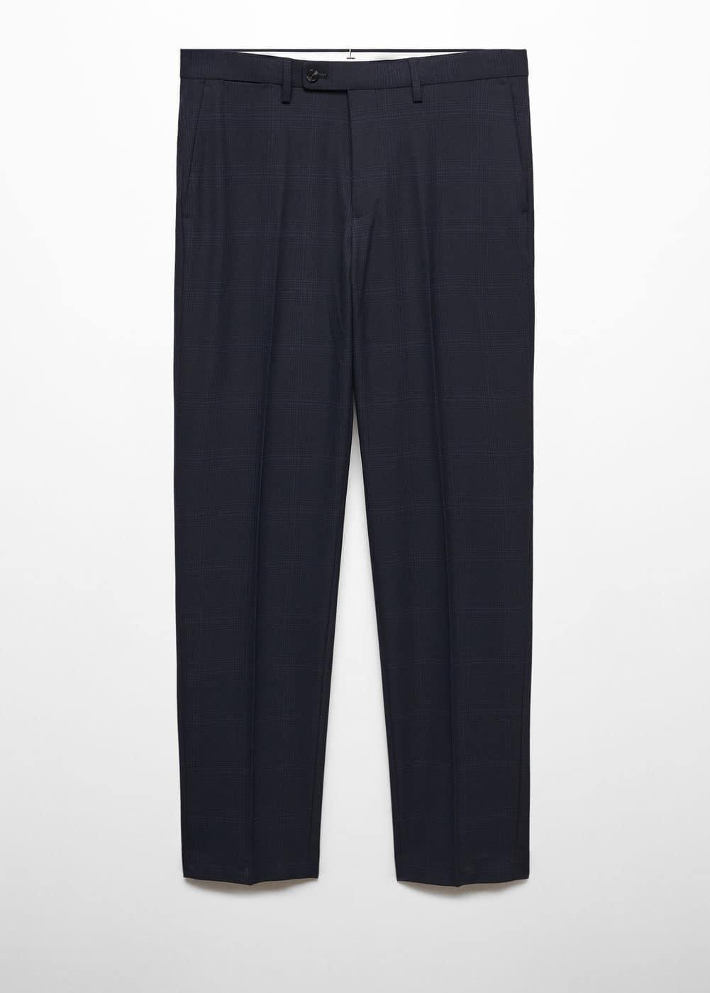 MANGO MAN - Stretch fabric super slim-fit suit pants dark navyMen Product Image