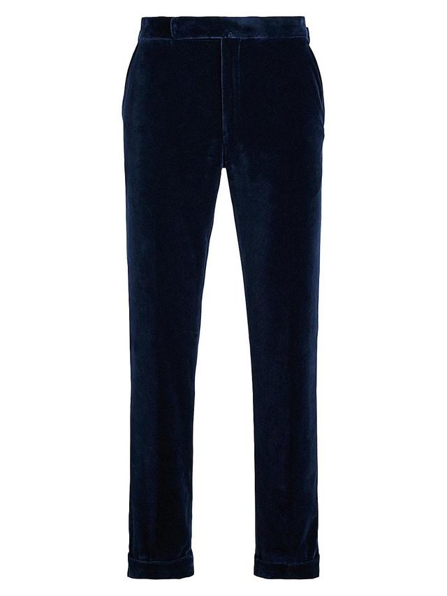 Mens Cotton Velvet Straight-Leg Pants Product Image